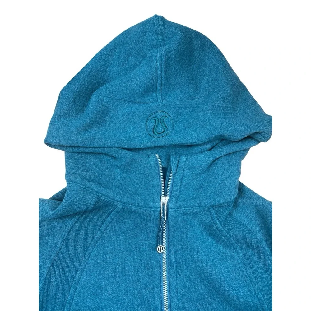 Lululemon Scuba Oversized Half Zip Hoodie Heathered Desert Teal XS/S Althleisure
